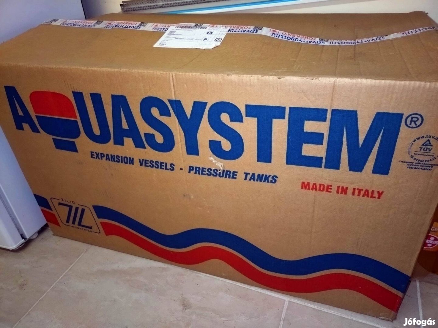 Vav-150 Aquasystem hidrofor tartály, 150literes, membrános, felhasz