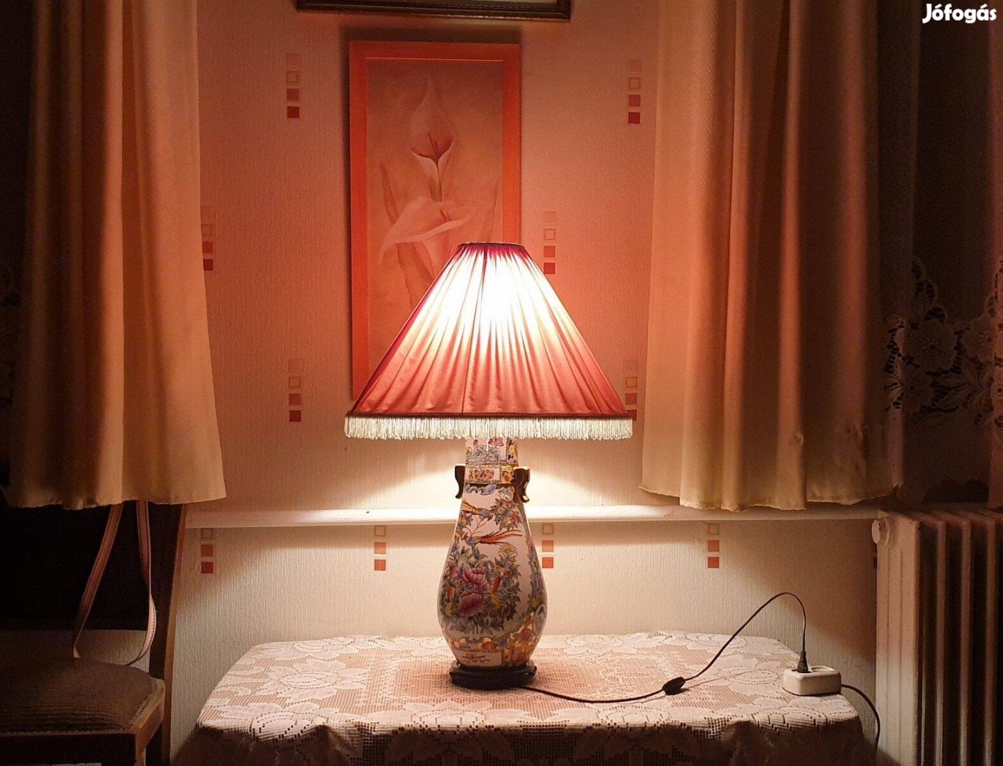 Váza lámpa eladó, 82 cm magas