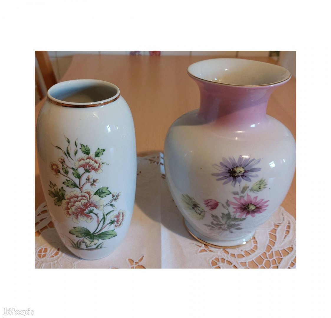Váza porcelán (karcsú és öblös)