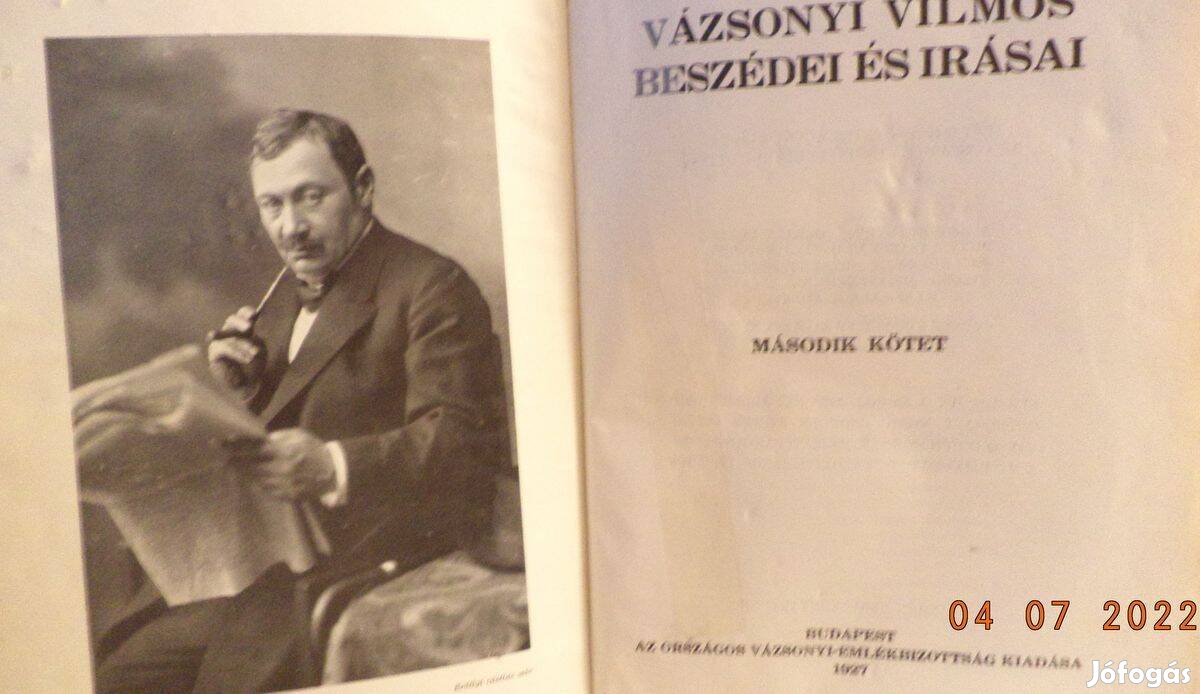 Vázsonyi Vilmos beszédei és írásai II. 1914 - 1926