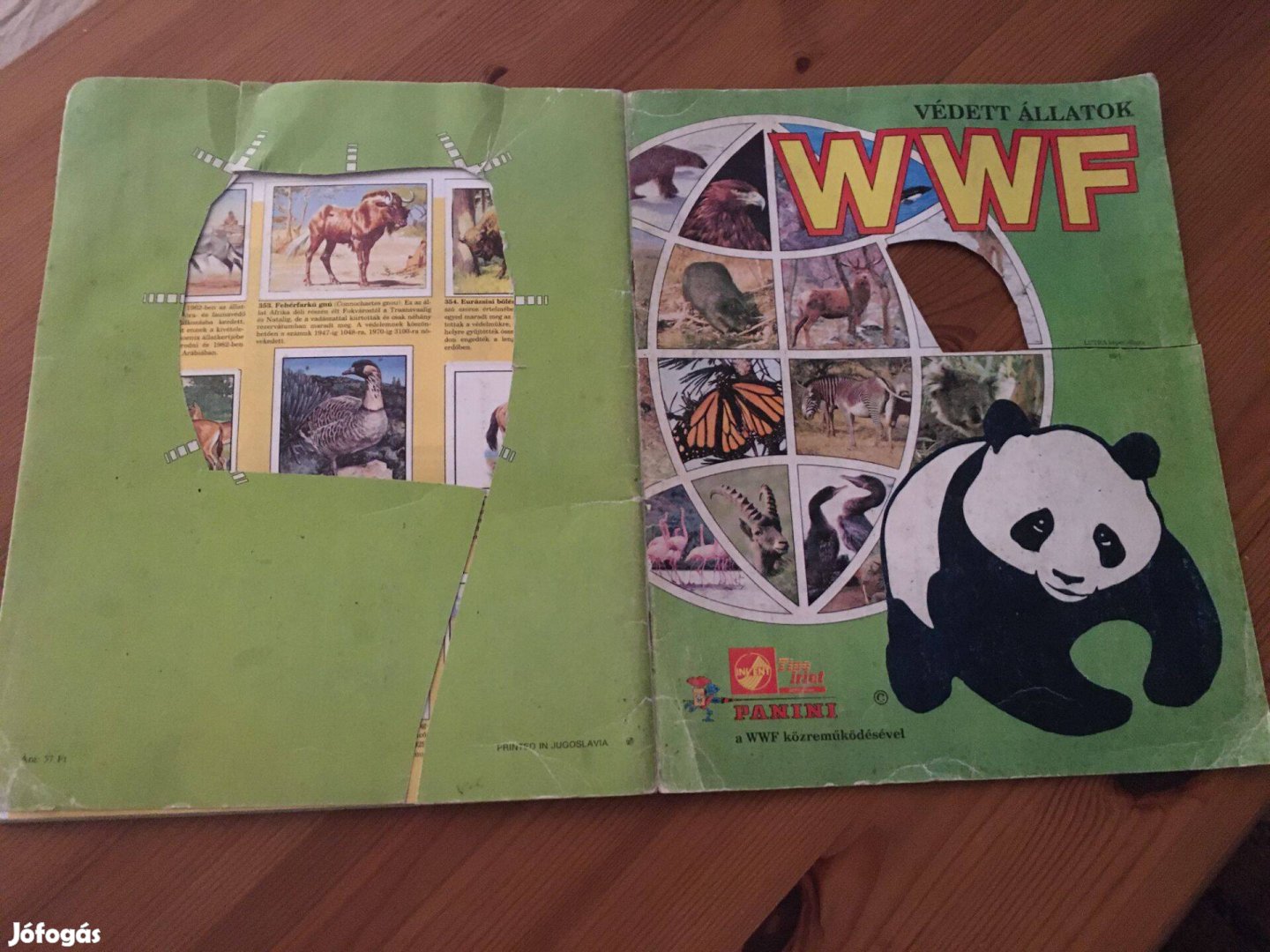 Védett állatok wwf lutra album