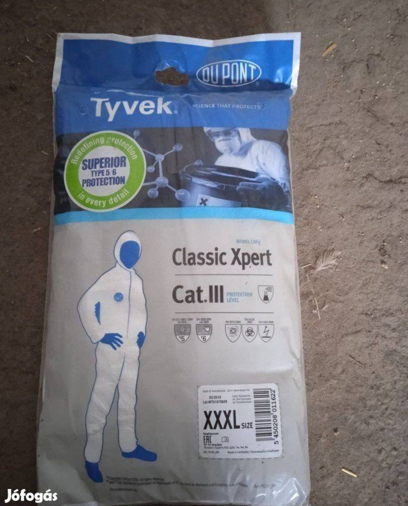 Védőruha Tyvek Classic pert 3XL