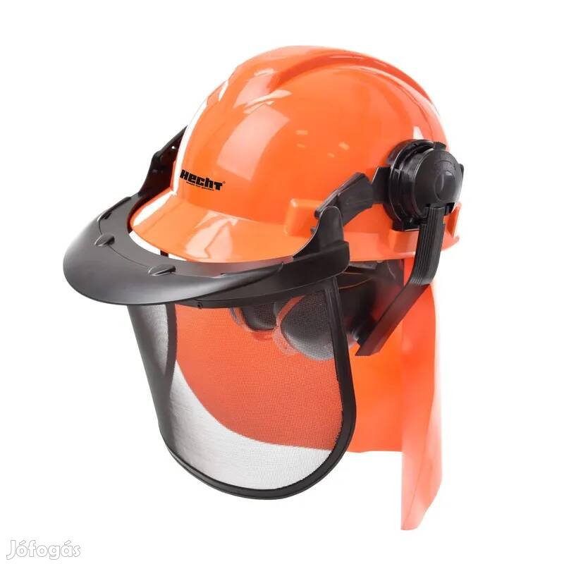 Védősisak sisak rostély arcvédő fülvédő Hecht900100