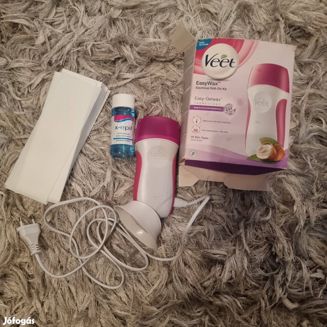 Veet gyantázó easy wax szett minimálisan használt