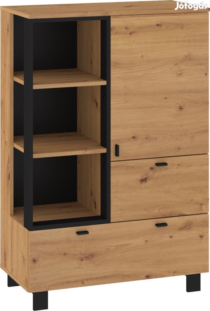 Veg-715 tölgy könyvespolc