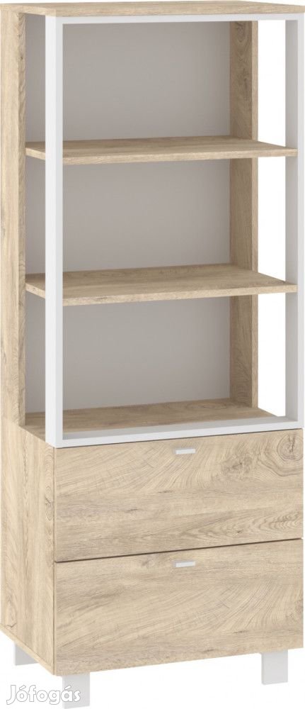 Veg-728 tölgy könyvespolc