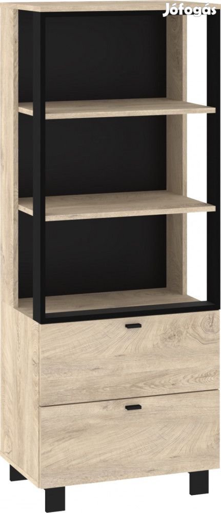 Veg-729 tölgyfa könyvespolc