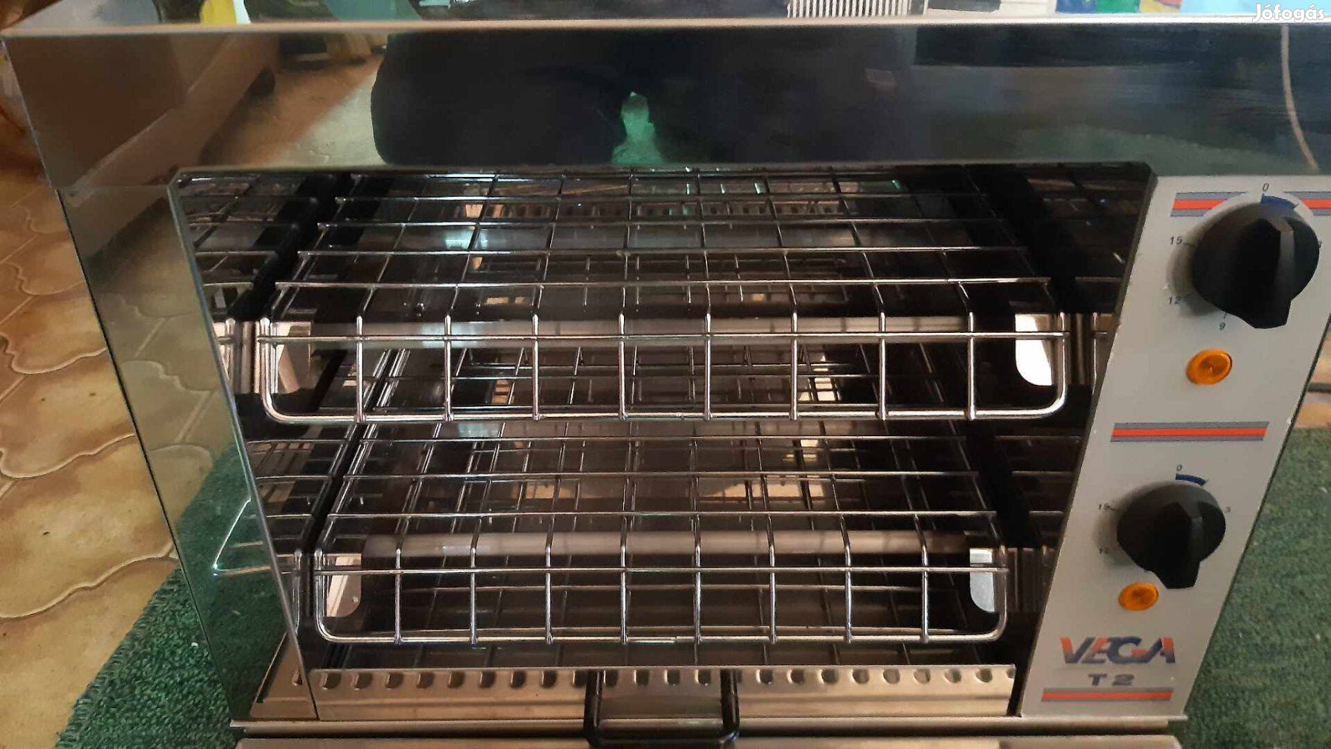 Vega T2 Gastro Grill ipari dupla sütő 3000w