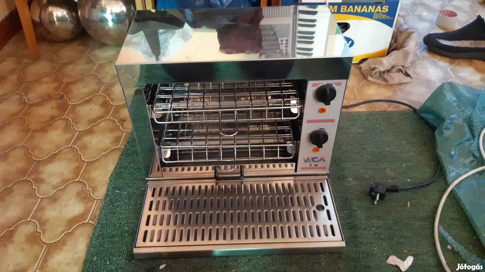 Vega T2 Gastro Grill ipari dupla sütő 3000w