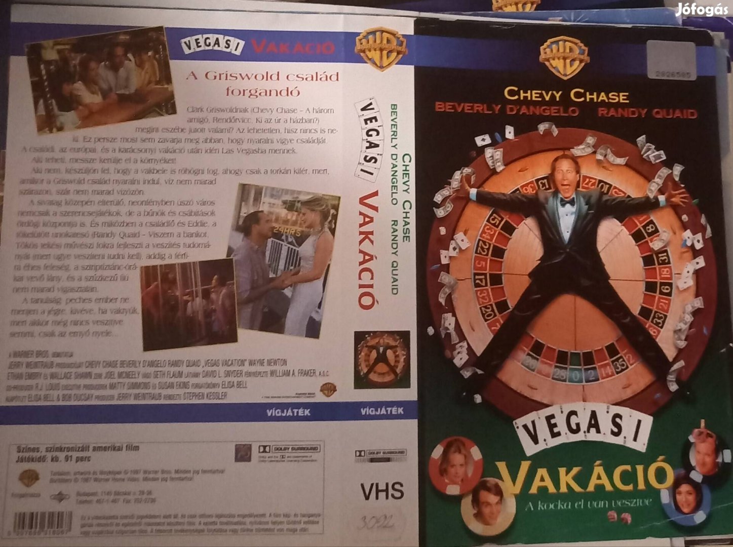 Vegasi vakáció -  vígjáték vhs - Chevy Chase