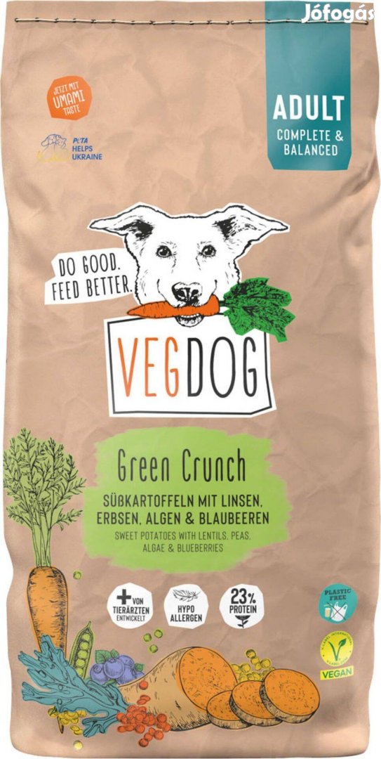 Vegdog Green Crunch kutyatáp 6 kg