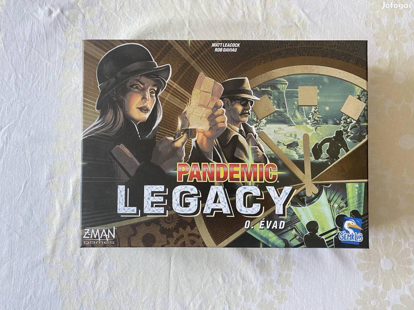 Végigjátszott Pandemic Legacy 0. éved társasjáték