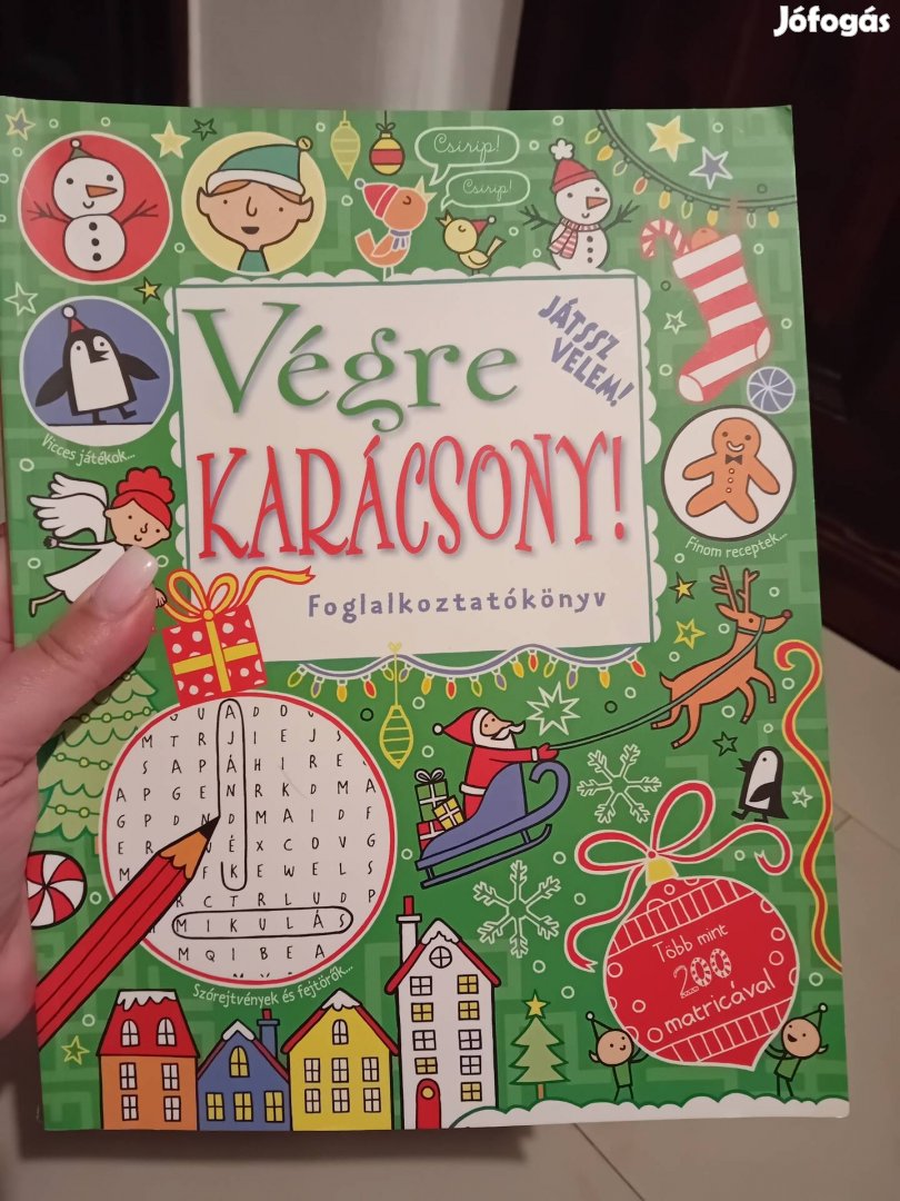 Végre karácsony! Foglalkoztató füzet könyv