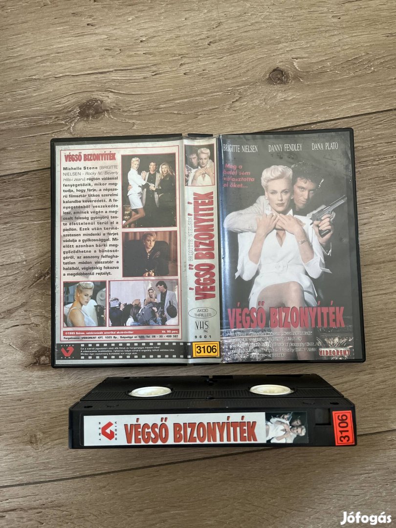 Végső bizonyíték vhs 