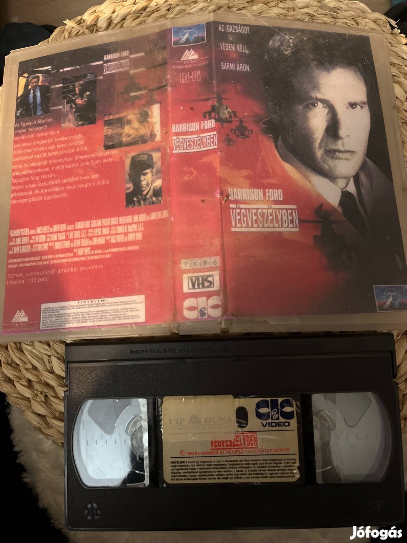 Végveszélyben vhs m