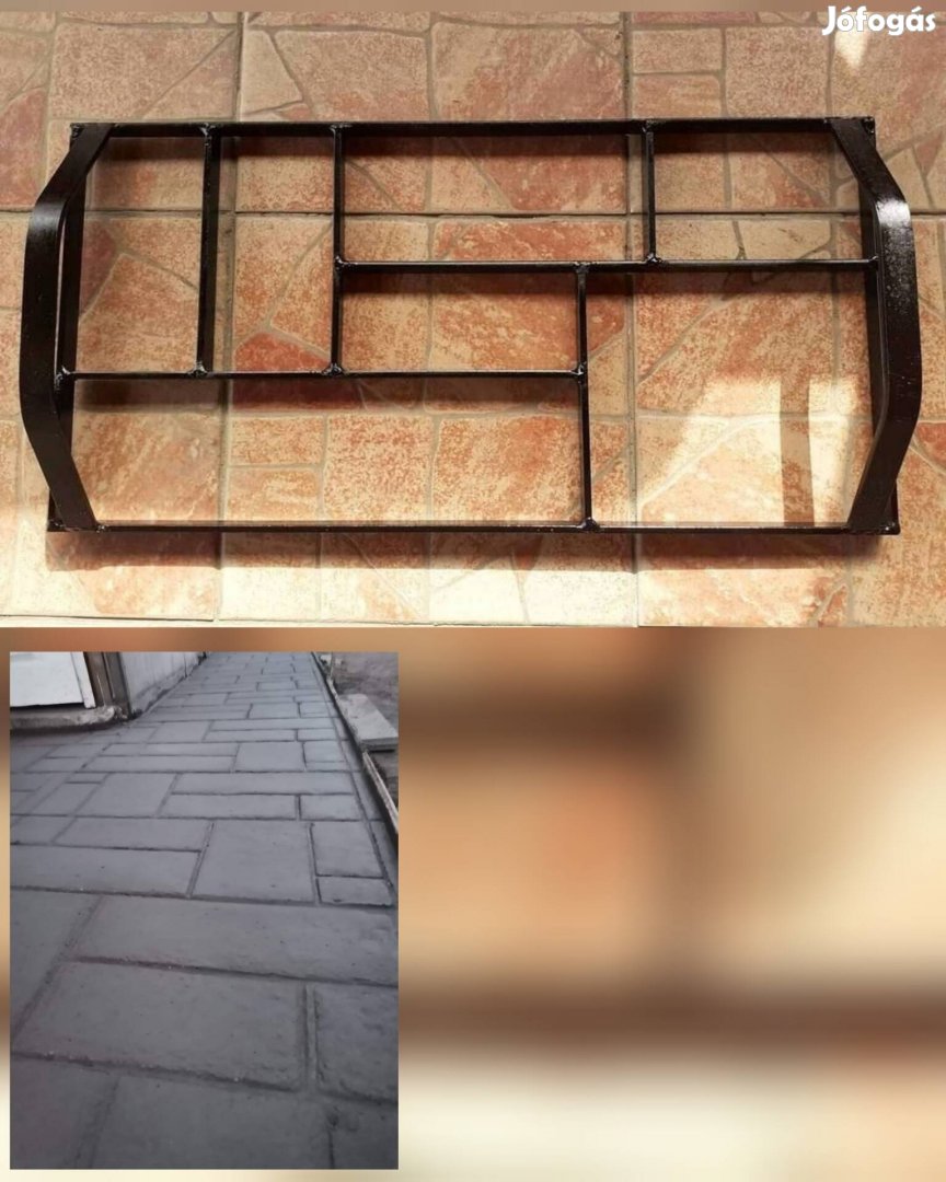 Vegyes 60x30cm Beton mintázó sablon vasból 