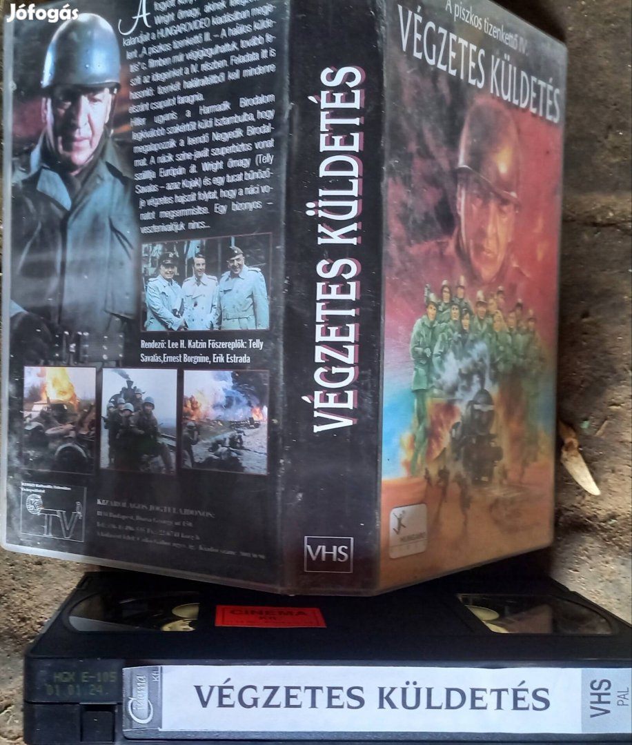 Végzetes küldetés - háborús vhs- Telly Savalas