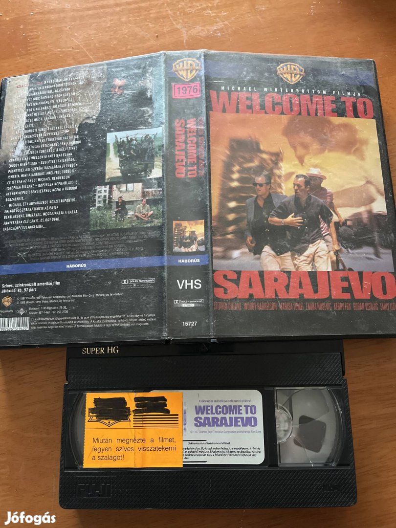 Velcome to Sarajevo vhs