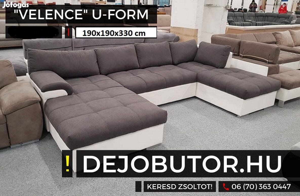 Velence sarok kanapé bútor ülőgarnitúra 190x190x330 cm