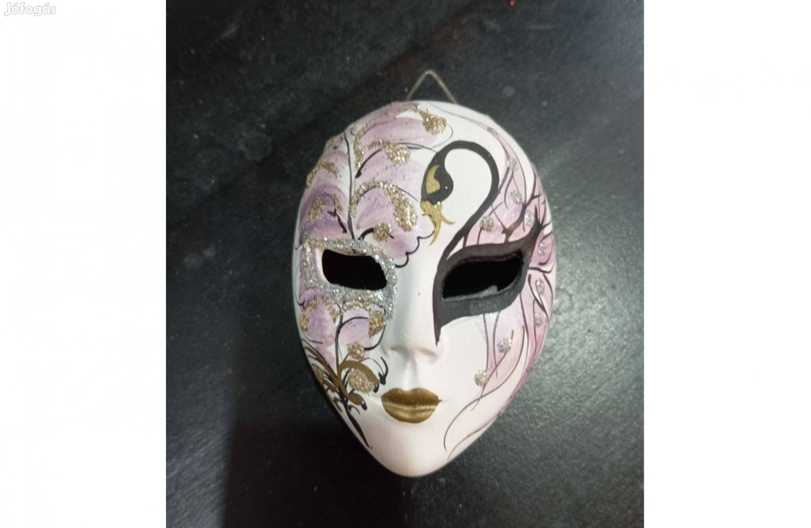 Velencei karnevál kerámis maszk felakasztható