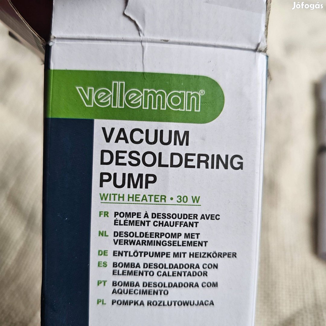 Velleman Vtdesol3U ónszippantó kiforrassztó pumpa új dobozos