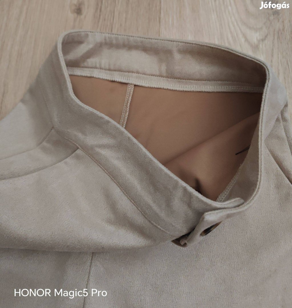 Velúrhatású női nadrág S