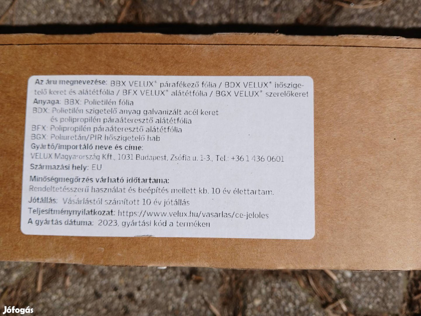 Velux tartozék eladó