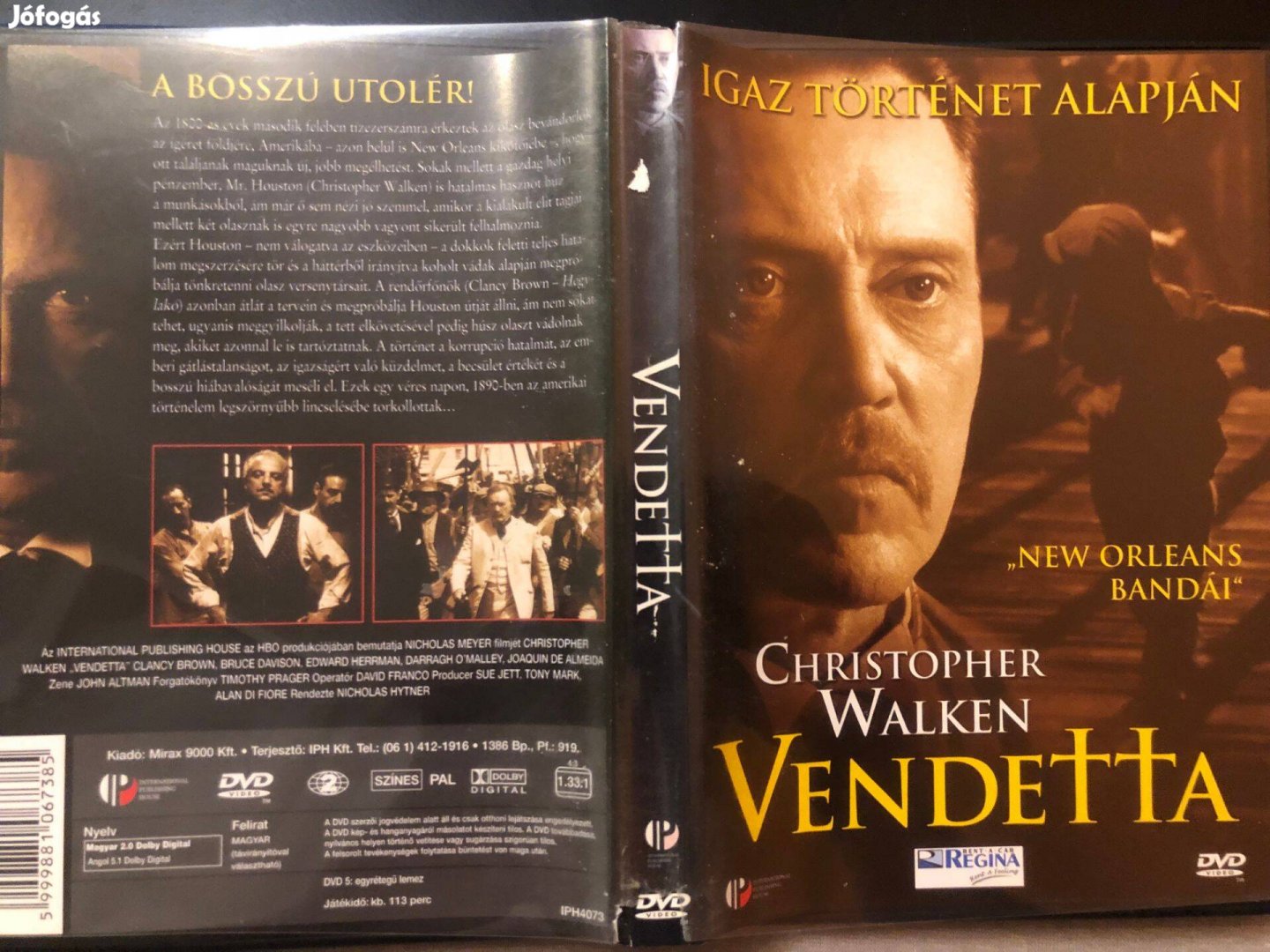 Vendetta New Orleans bandái DVD (ritkaság, Christopher Walken9