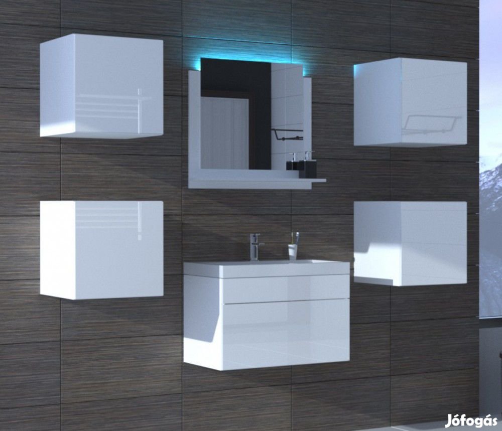 Venezia Alius A20 fürdőszobabútor szett + mosdókagyló + szifon (fénye
