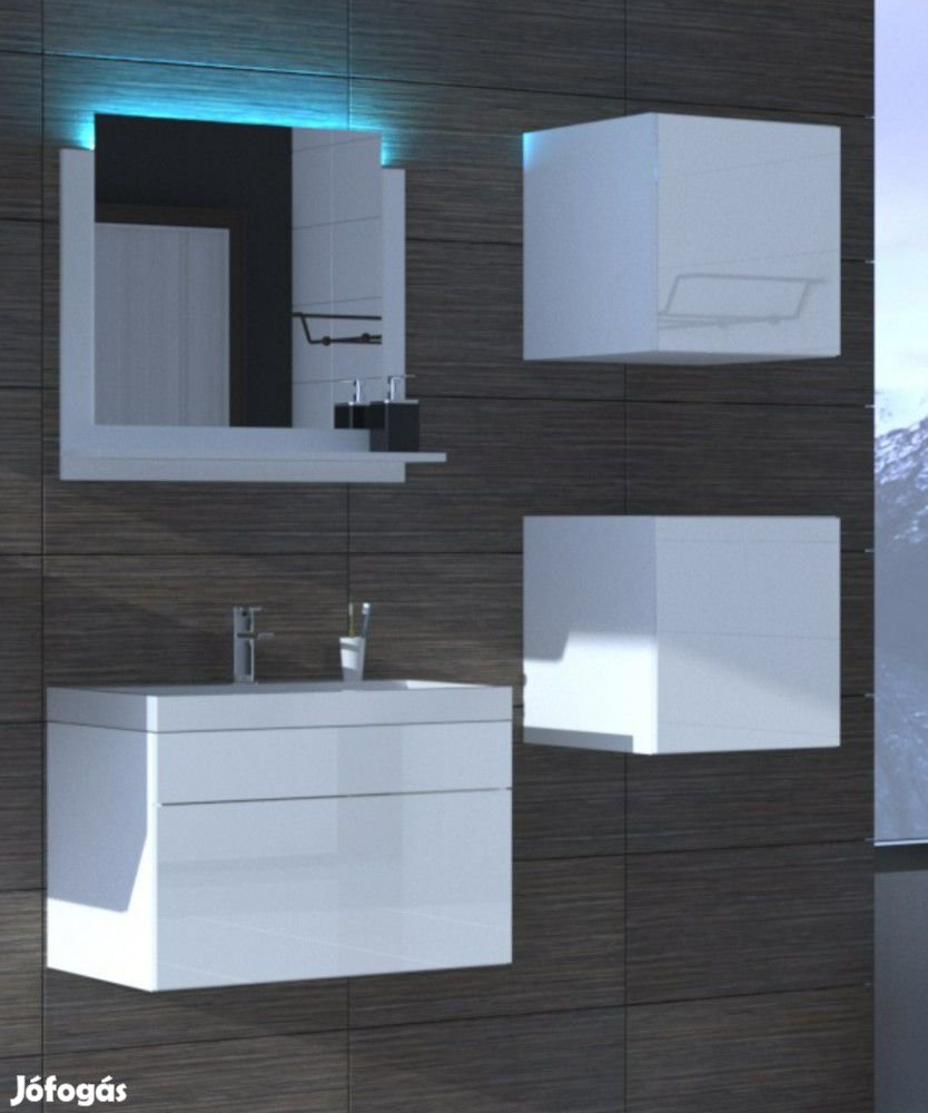 Venezia Alius A21 fürdőszobabútor szett + mosdókagyló + szifon (fénye