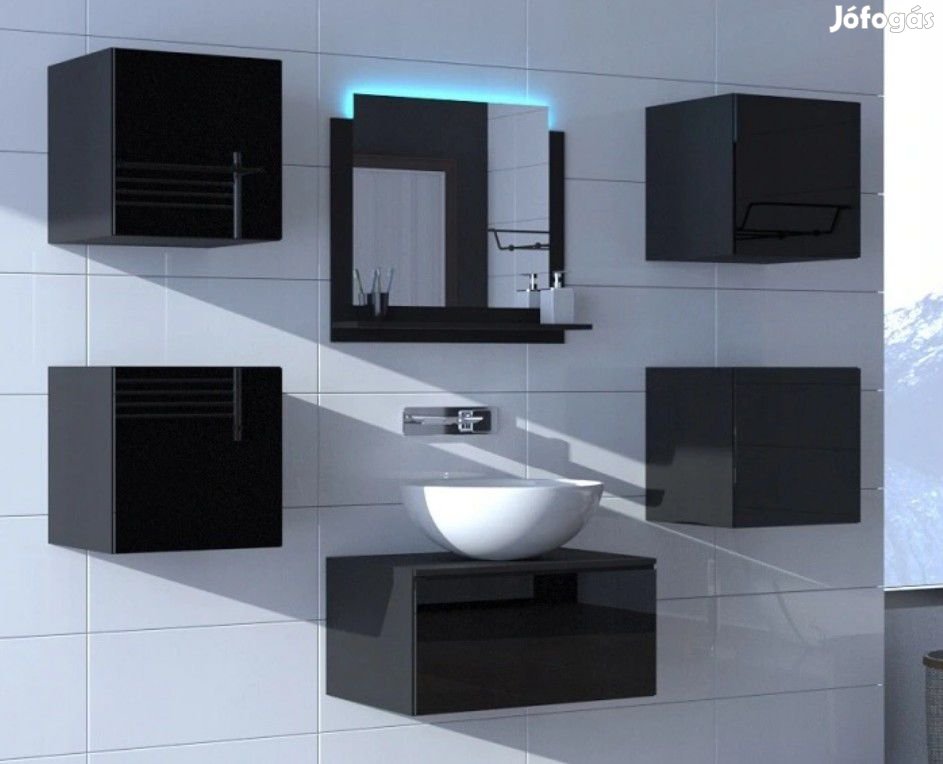 Venezia Alius A25 fürdőszobabútor szett + mosdókagyló + szifon (fénye