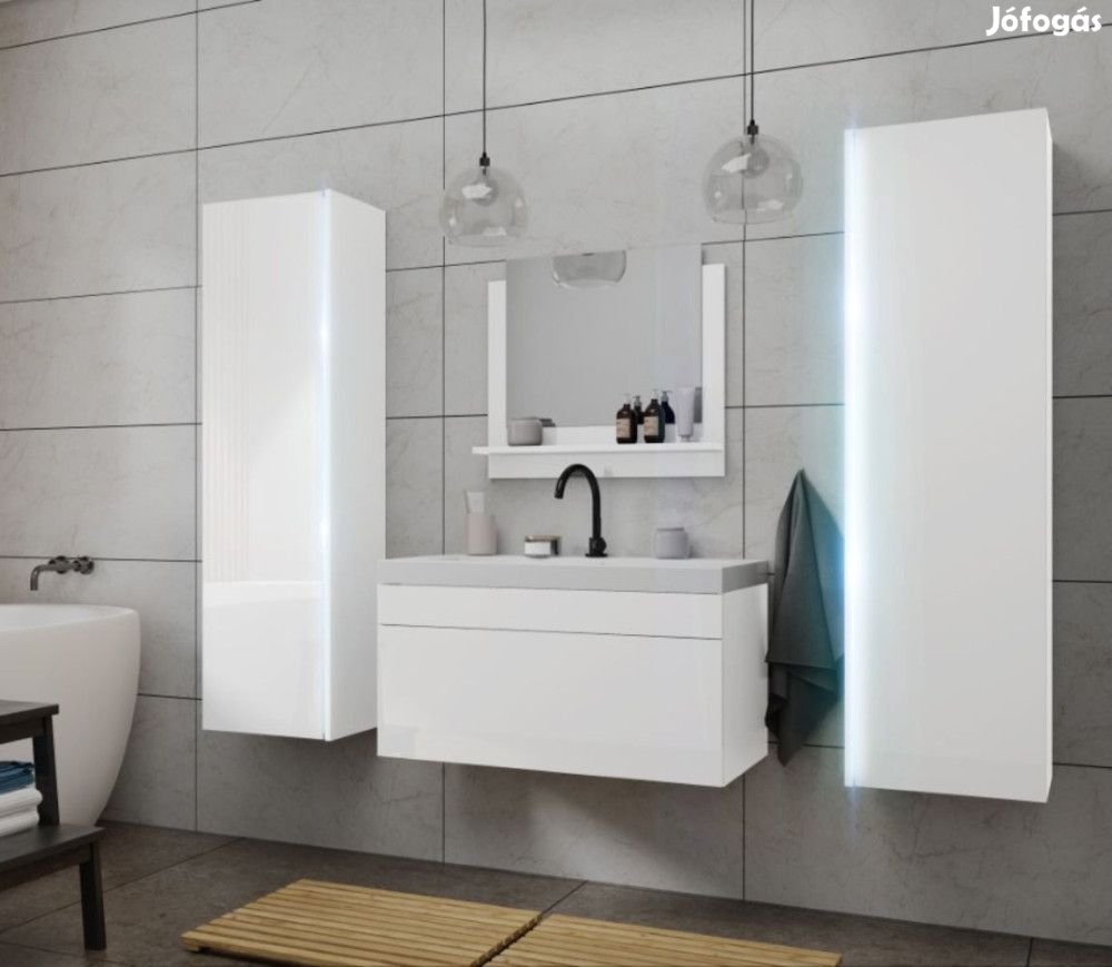 Venezia Dream II. fürdőszobabútor szett + mosdókagyló + szifon - 80 c