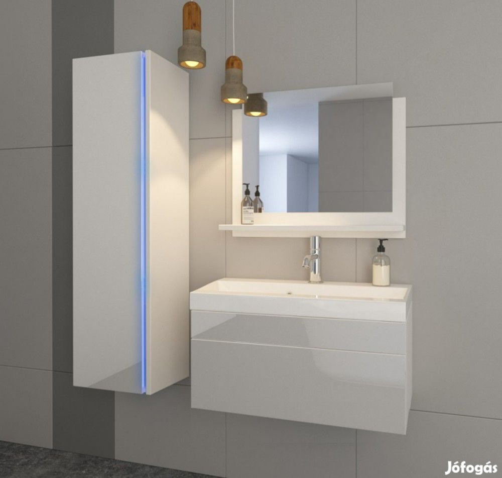 Venezia Dream I. fürdőszobabútor szett + mosdókagyló + szifon - 80 cm