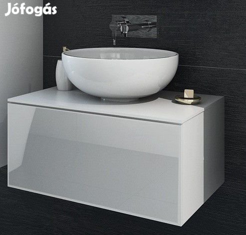 Venezia Mode fürdőszobabútor + mosdókagyló + szifon - 60 cm (fényes f