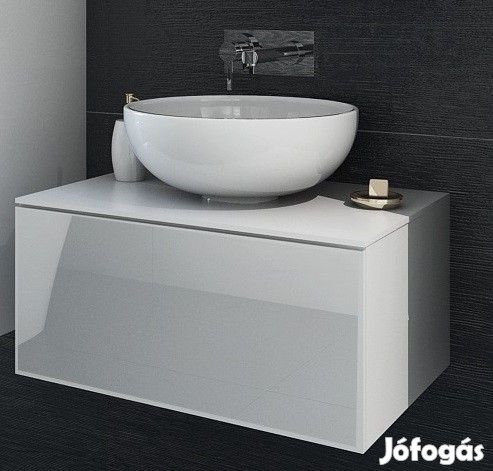 Venezia Mode fürdőszobabútor + mosdókagyló + szifon - 60 cm (fényes f