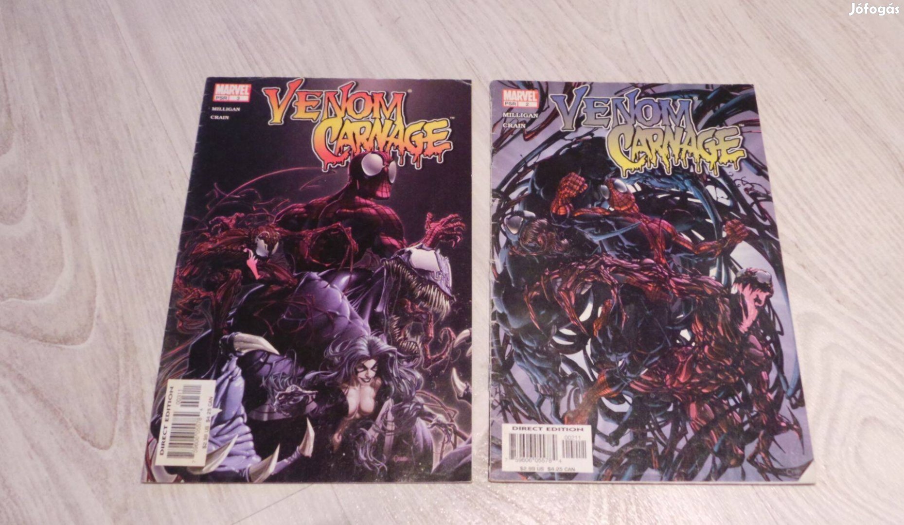 Venom / Carnage képregények