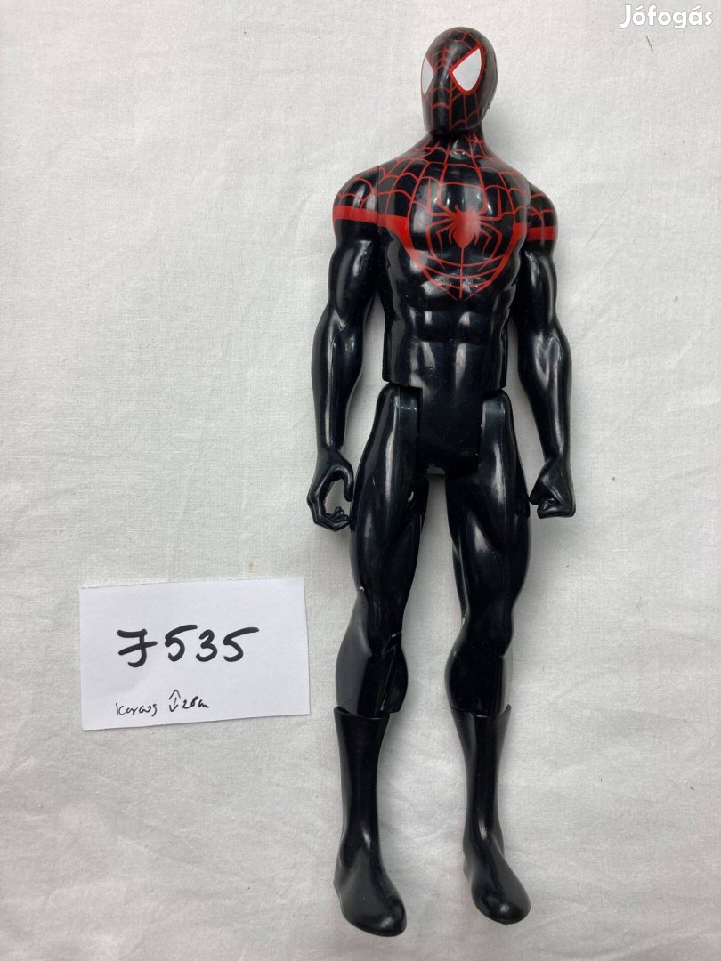 Venom figura, fekete Pókember figura, szuperhős figura J535