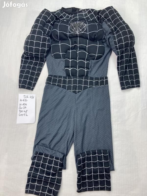 Venom jelmez, fekete Pókember jelmez, szuperhős jelmez DK451