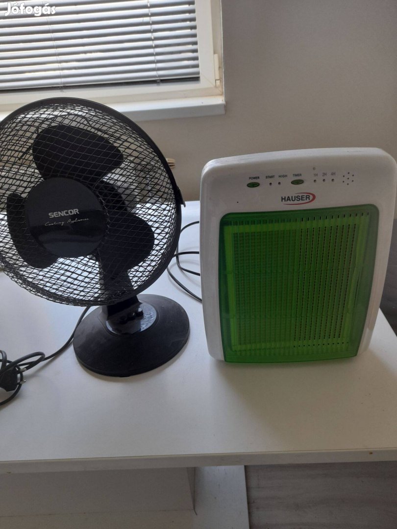 Ventilátor és levegő tisztitó