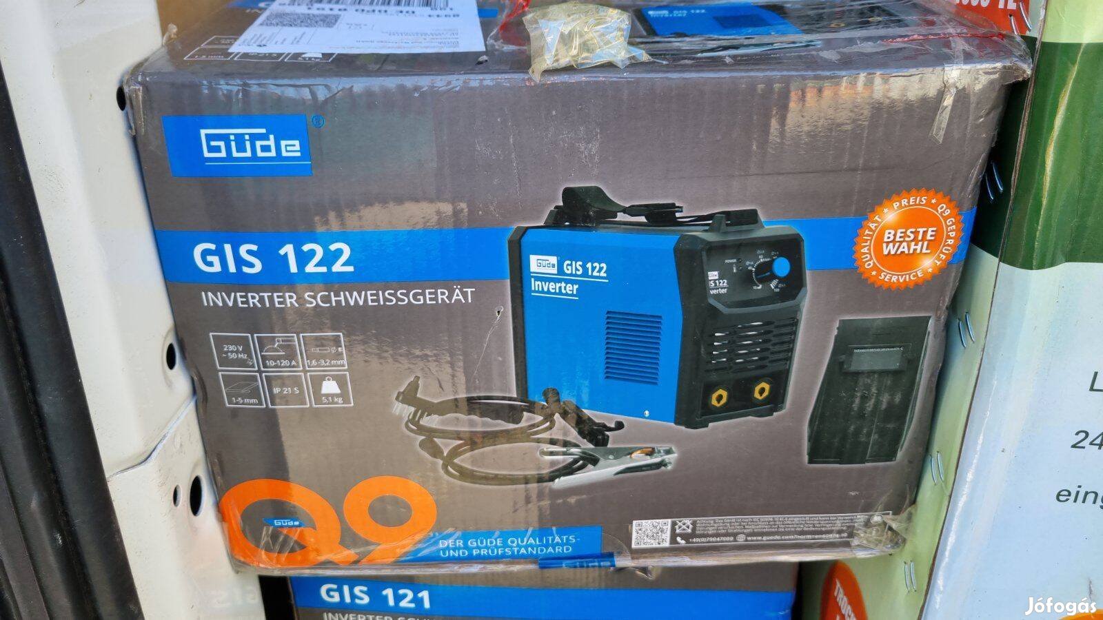 Ventilátor hűtéses inverteres hegesztőgép, túlmelegedés gátlóval, gari