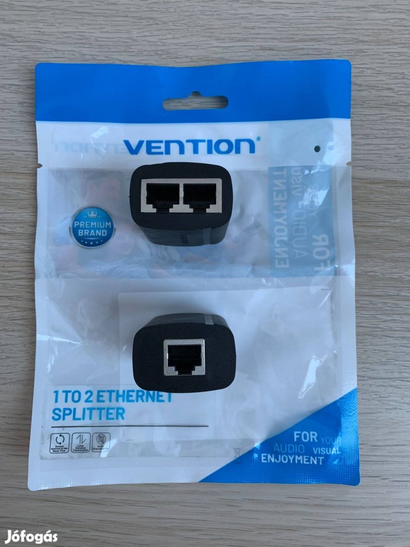 Vention RJ45 hálózati toldó-elosztó 2db Új !!!