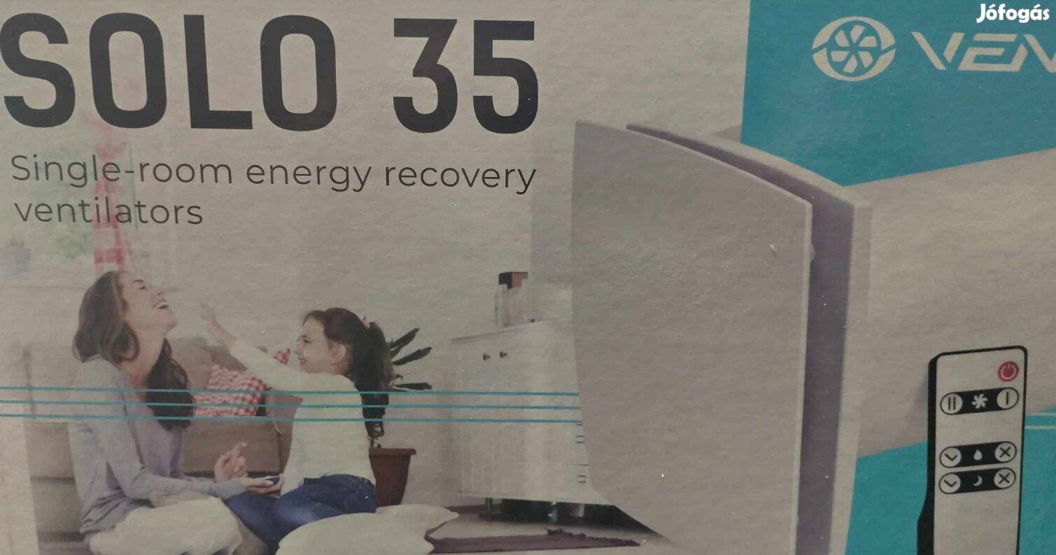 Vents Solo RA1-35-9-R V.2 Hővisszanyerős légkezelő 11db