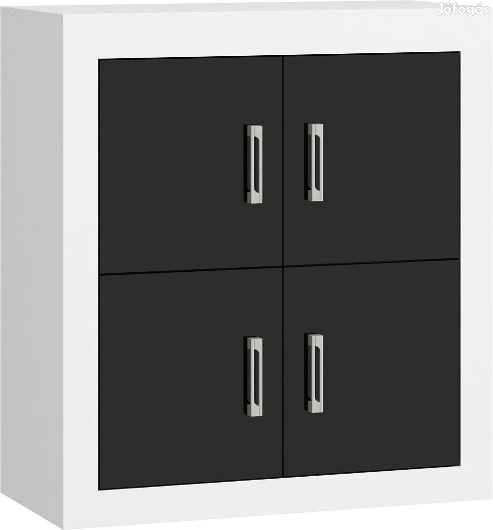 Ver-916 fekete fehér komód