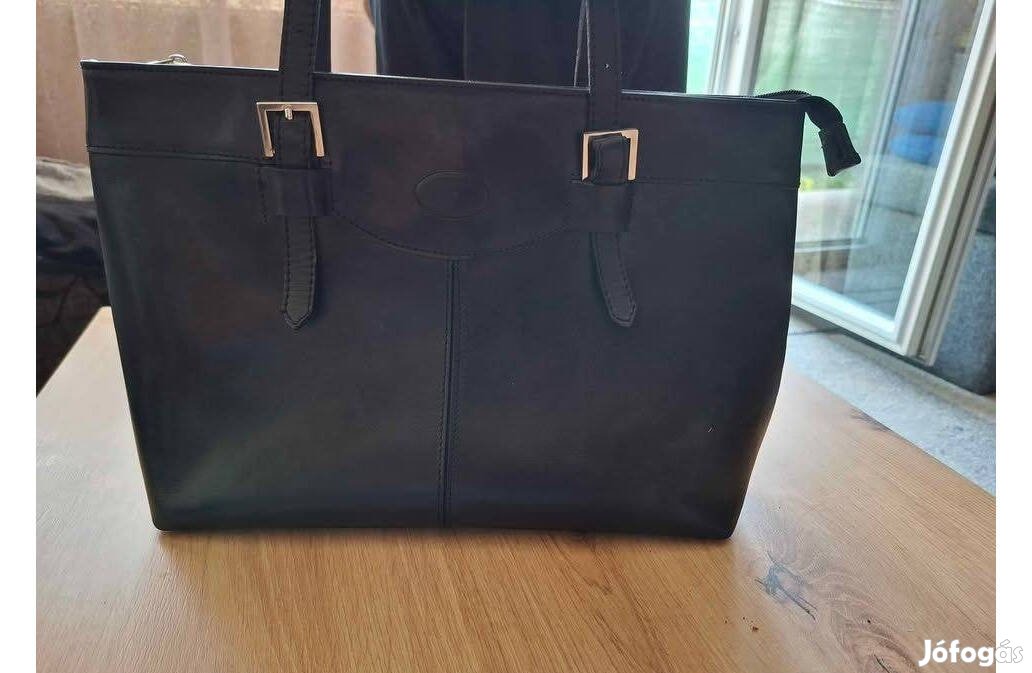 Vera Pelle fekete női bőrtáska eladó