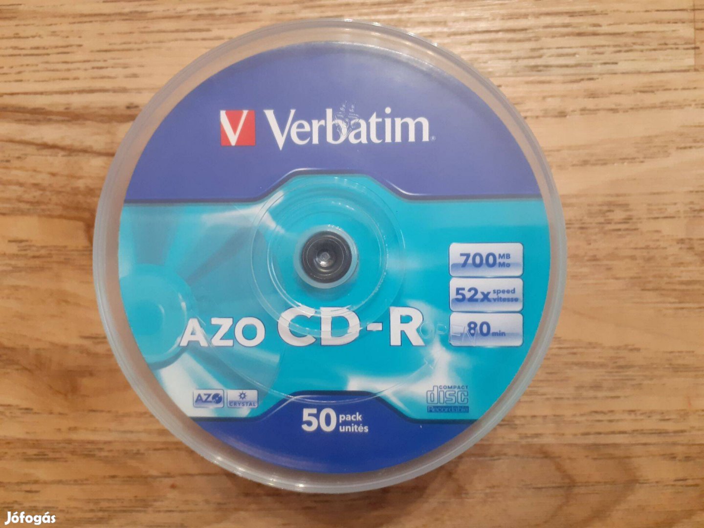 Verbatim AZO CD-R 700MB, 52x, 80min (Crystal) 50 db-os