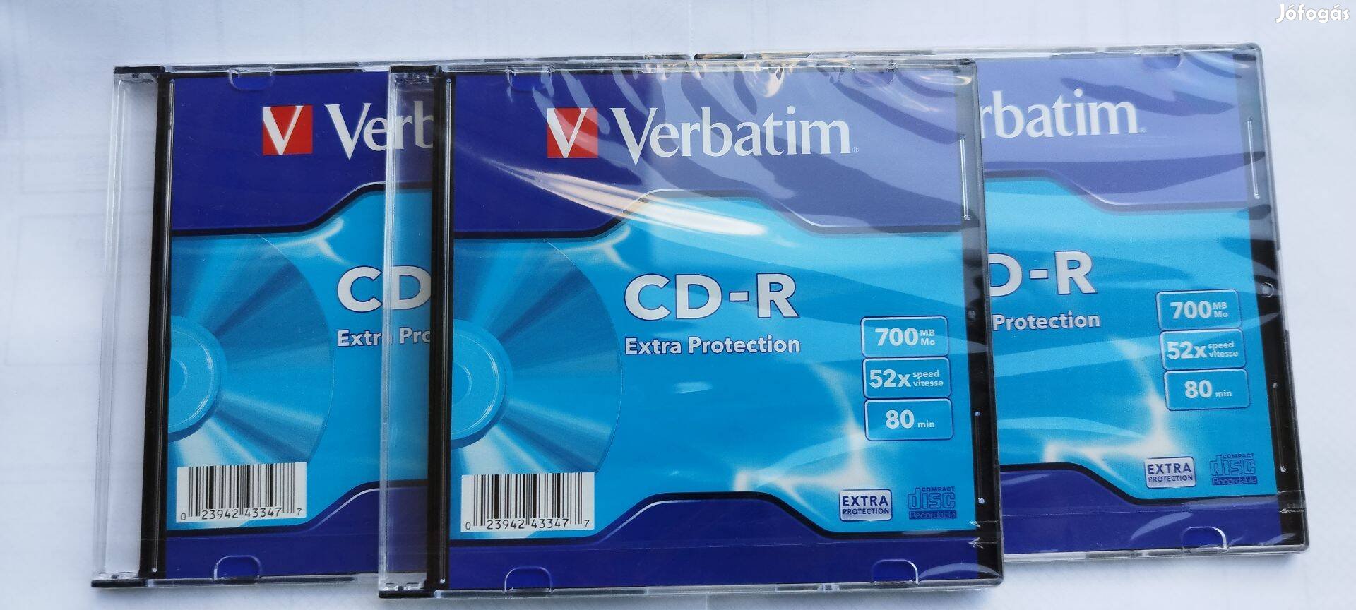 Verbatim CD-R lemez, bontatlan csomagolásban (100 db)