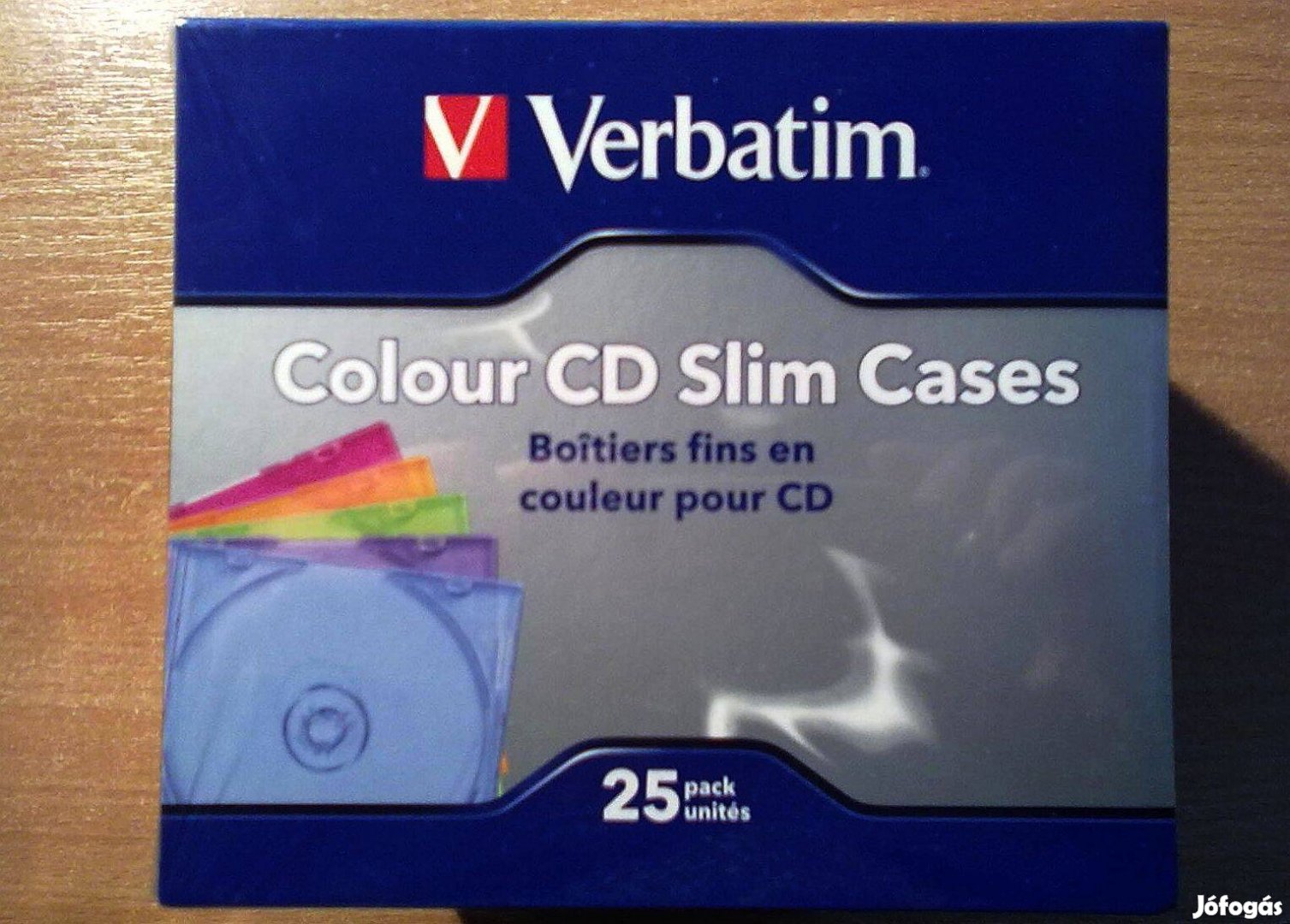 Verbatim Colour CD Slim Cases 25-ös bontatlan, új csomag