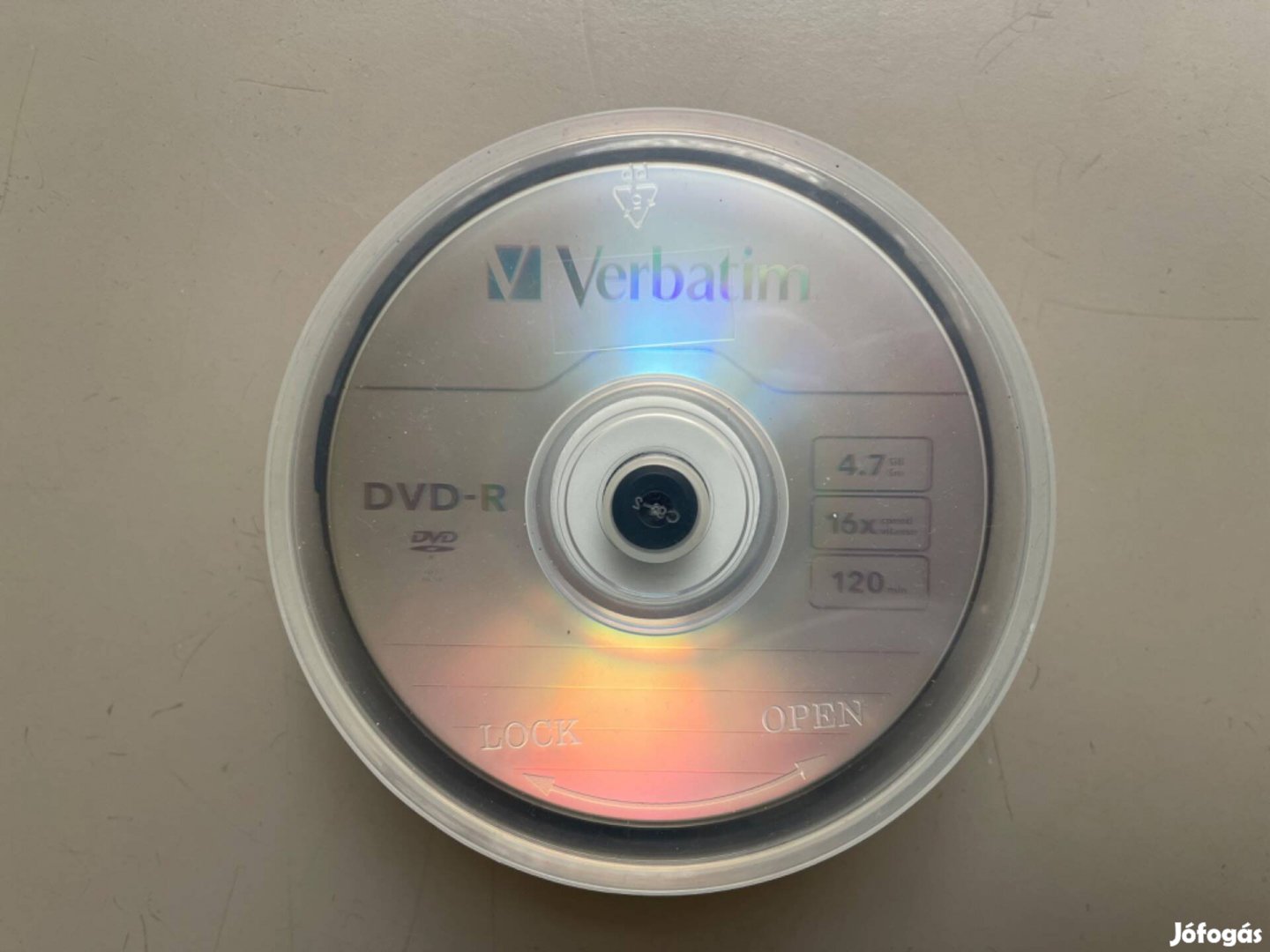 Verbatim DVD-R 20db írható üres DVD cakebox tartóban