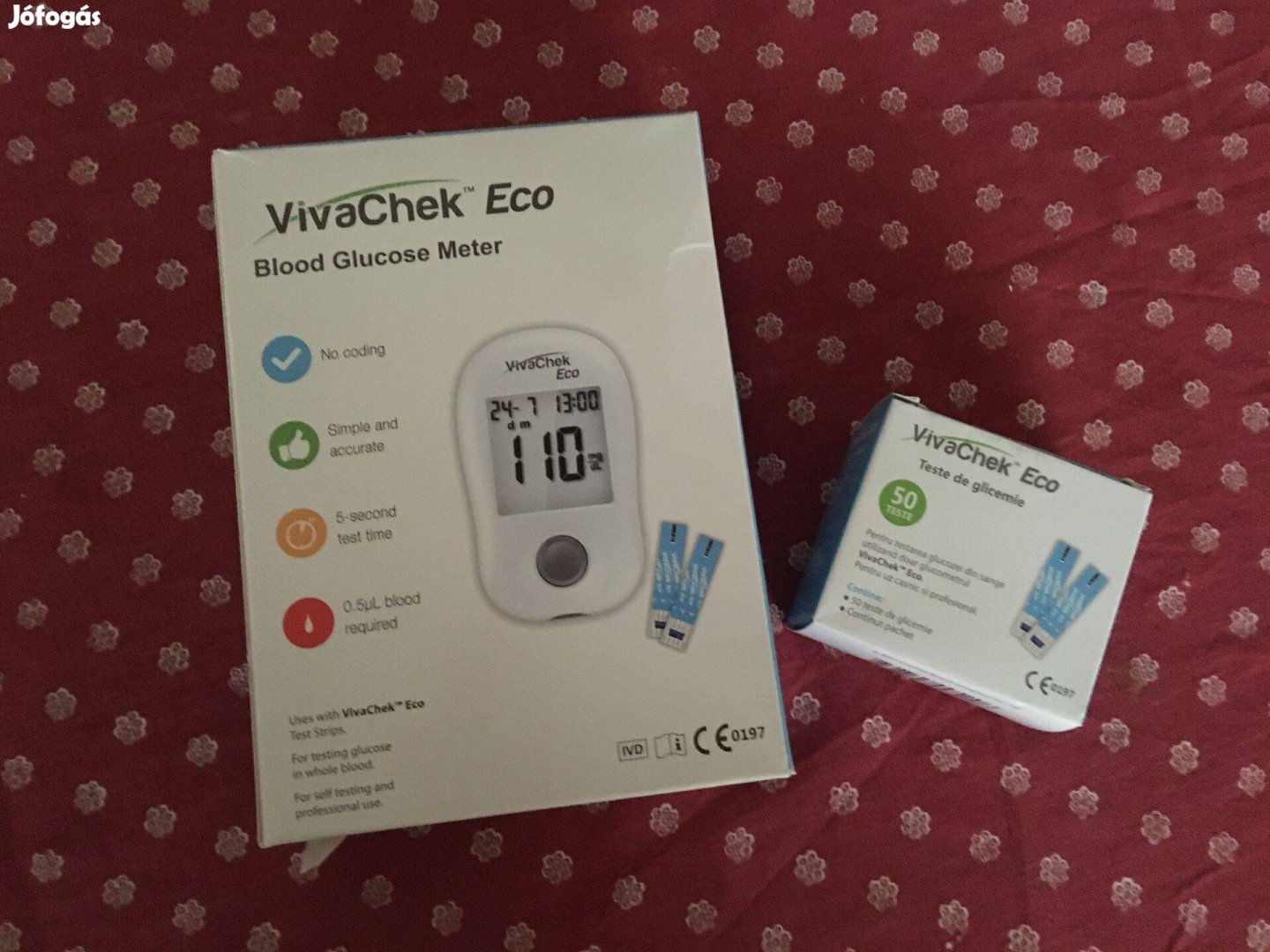 Vércukorszintmérő Vivachek- Eco