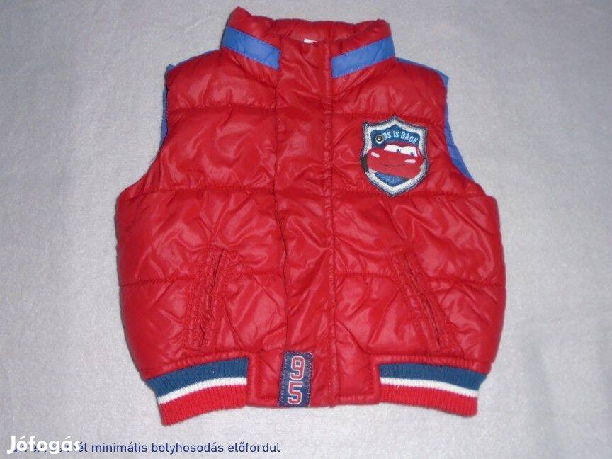 Verdák piros Villám Mcqueen tavaszi mellény 3-6 hó méret 68